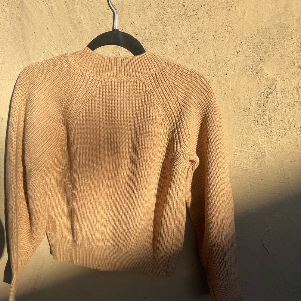 NWT Banana Republic Camel Knit Cardigan Size Small - Picture 5 of 6